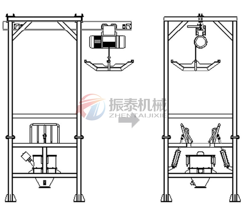 噸袋拆袋站工作原理